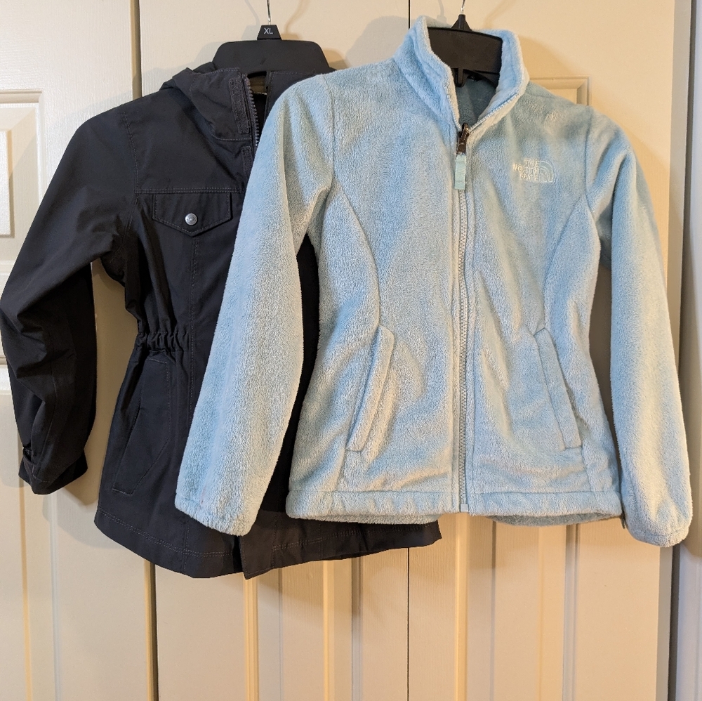 The North Face Girls 3 In 1 Jackets Teal Green & Gray Size XS 6